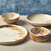 Roko Sand Terra Porcelain Presentation Bowl